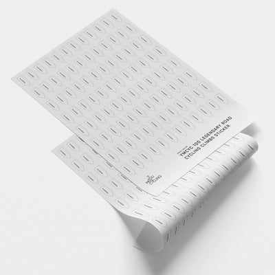 Finisher - Stickerbogen für Climb Poster: Summit White - YMCYC Shop